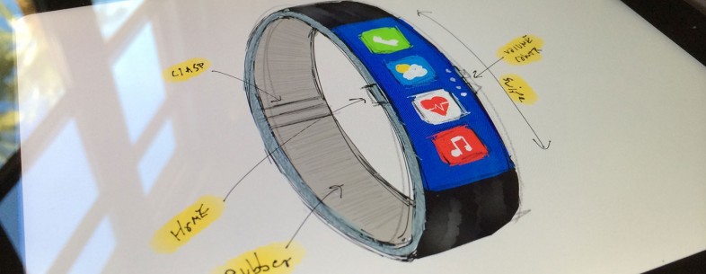 picture of iwatch concept in draw