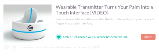 Screen Shot 2014 02 04 at 11.46.10 AM 520x183 photo Screen Shot 2014 02 04 at 11.46.10 AM 520x183 Klout evolves into a content creation platform as it seeks to help you become more influential