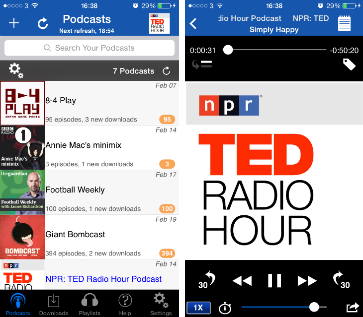 icatcher1 9 of the best podcast apps for the iPhone and iPad
