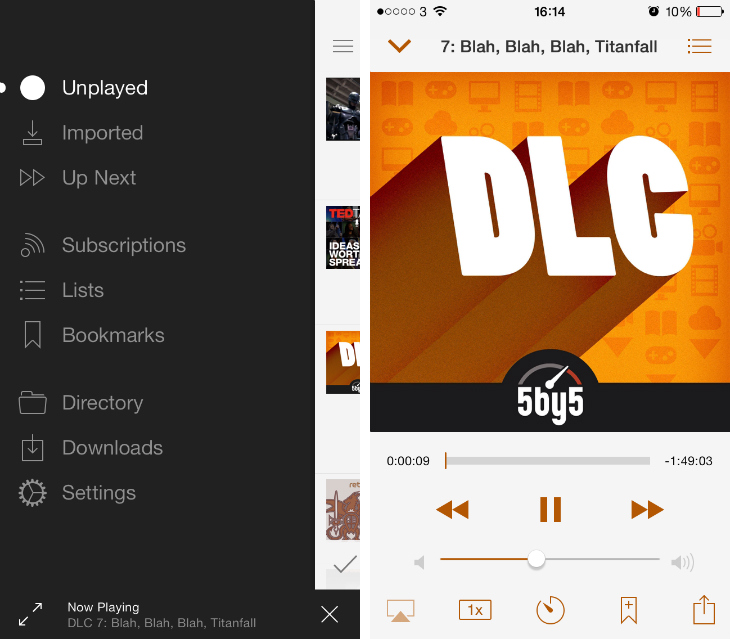instacast1 9 of the best podcast apps for the iPhone and iPad