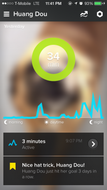 whistle 1 220x390 Whistle adds Android support to its wearable activity tracker for dogs