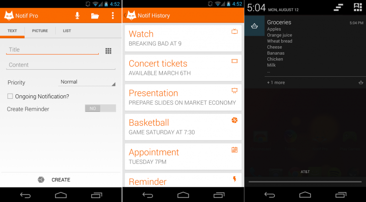 NotifPro 730x403 11 Android apps to make notifications more interesting