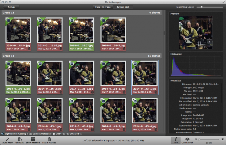 Screen Shot 2014 04 19 at 1.11.44 AM 730x469 PhotoSweeper for Mac whisks away duplicate images