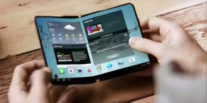  samsung foldable phone flexible screen next device 