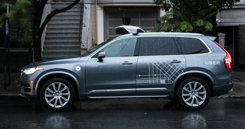  self-driving uber one hook off accident car 