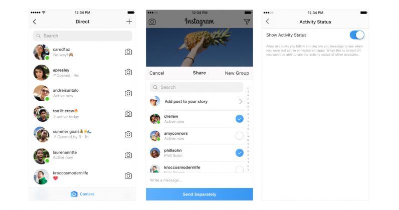 Instagrams new status dots tell you if your contacts are online  but you can turn them off