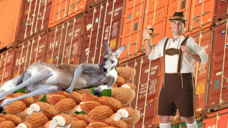  bank blockchain tracked australia germany almonds shipment 