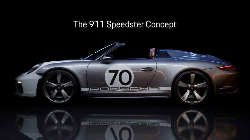  porsche epic real-time lighting concept 911 speedster 