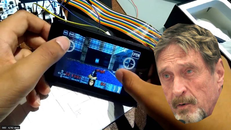 Watch this 15-year-old hacker play DOOM on John McAfees unhackable crypto-wallet