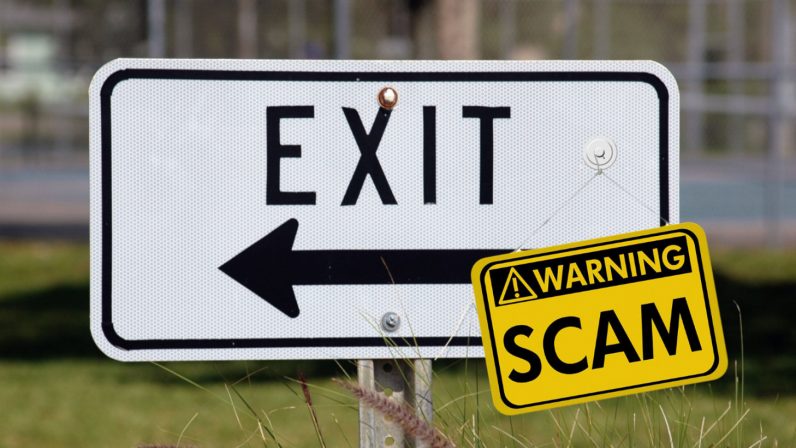 Cryptocurrency exit scams have conned people out of almost $100M