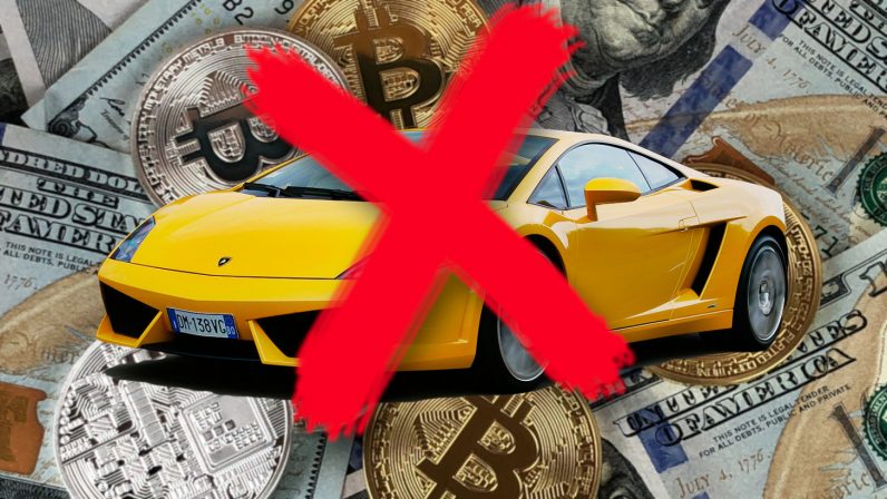 Not a Lambo is a meme for broke Bitcoiners