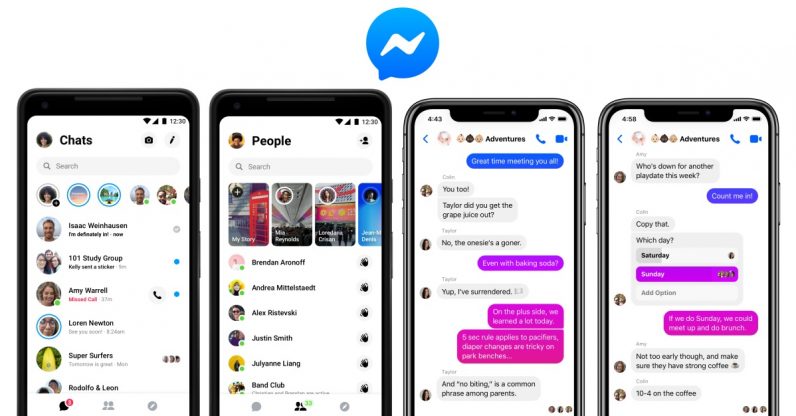  messenger facebook app down clutter new crowded 