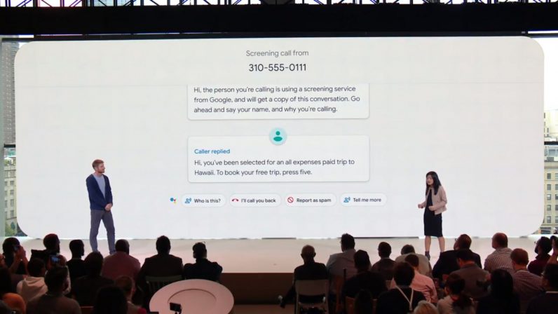 Googles Pixel 3 will use AI to respond to telemarketer calls