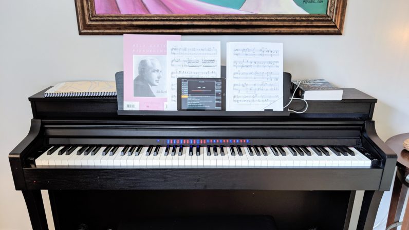 Yamahas CSP-170 makes learning piano easy with LED lights and one clever app