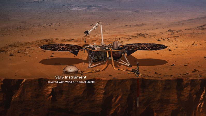 NASAs InSight probe successfully lands on Mars and deploys solar panels