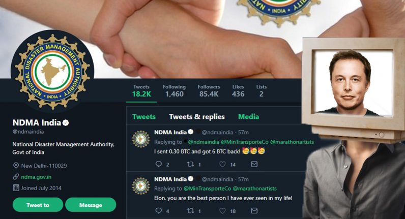 Indias national disaster authority hacked to promote Bitcoin scams on Twitter