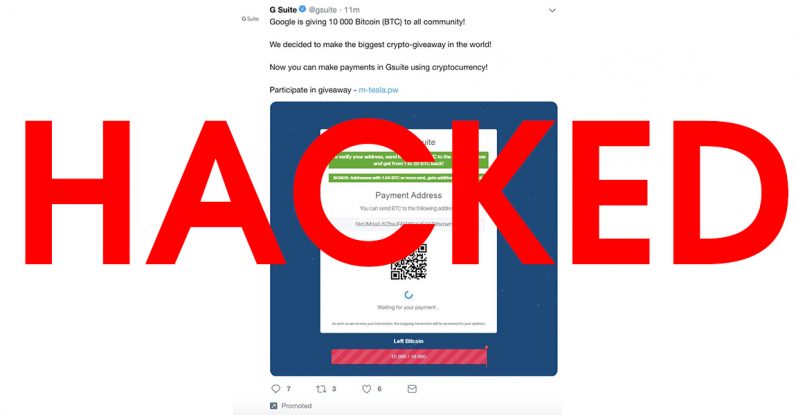 BREAKING: Google hacked to promote Bitcoin scam on Twitter