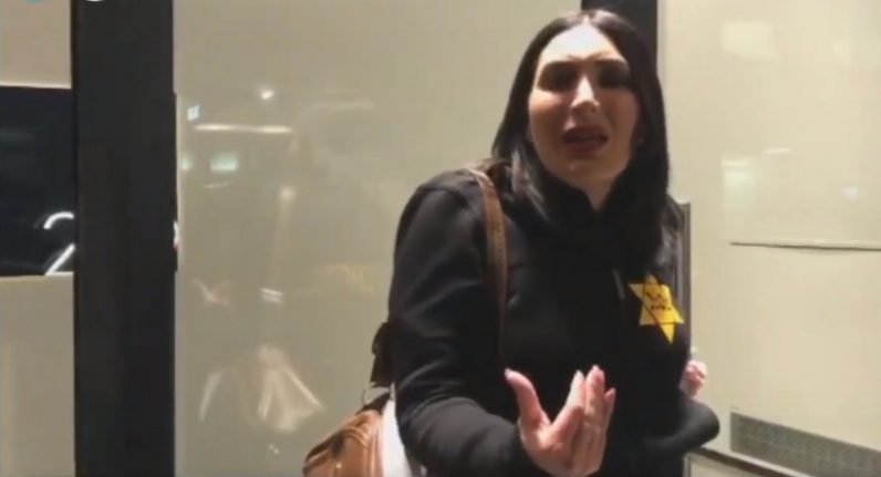 Alt-right activist handcuffs herself to Twitter NYC office after being banned [Update]: Shes been freed from her handcuffs