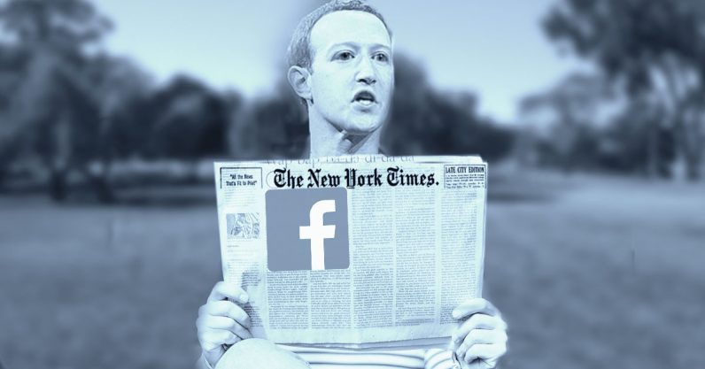 Mark Zuckerberg really wants you to know he reads the New York Times