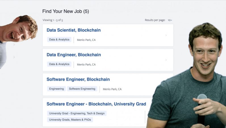 Facebook is hiring engineers and researchers for its blockchain team