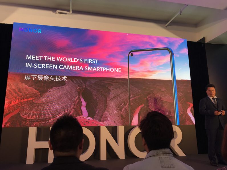Honors new View20 gets a 48MP rear camera and an under-screen selfie camera