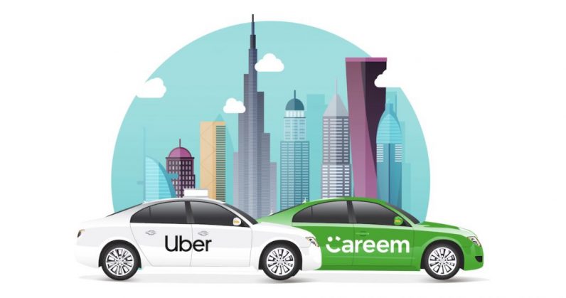  uber careem million east middle ride-hailing billion 