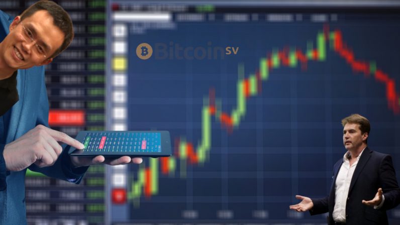  bitcoinsv binance markets cryptocurrency one percent dumping 