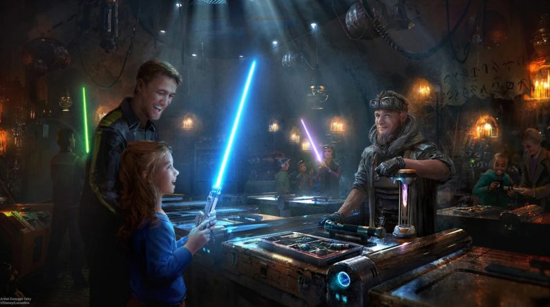 You can build your own Lightsaber and Droid at Disneys new Star Wars attractions