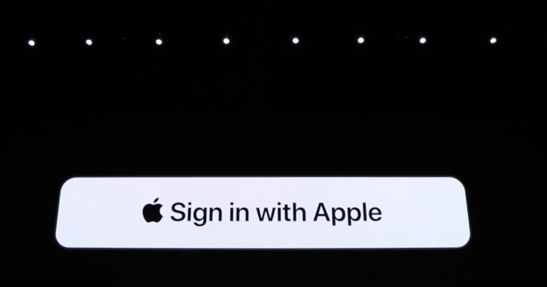  apple sign login email address new app 