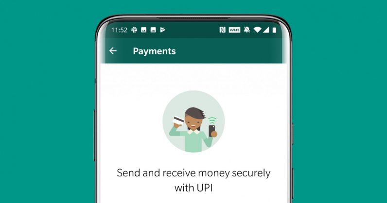  whatsapp payment facebook data india government payments 