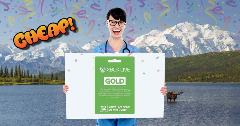 CHEAP: Get yelled at by teens on Xbox LIVE now a 12-month Gold Membership is only $50