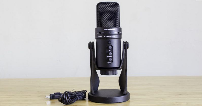  microphone streaming your audio g-track samson pro 