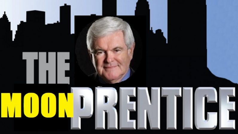  colonize moon former gingrich newt reality contest 