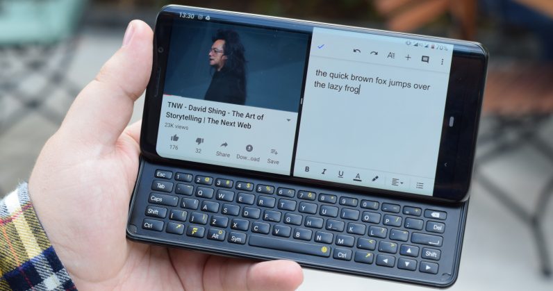 The F(x)tec Pro 1 proves theres room for keyboard slider phones in 2019