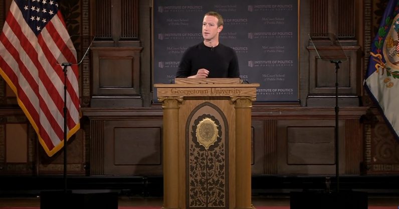  free speech facebook zuckerberg mark expression far 