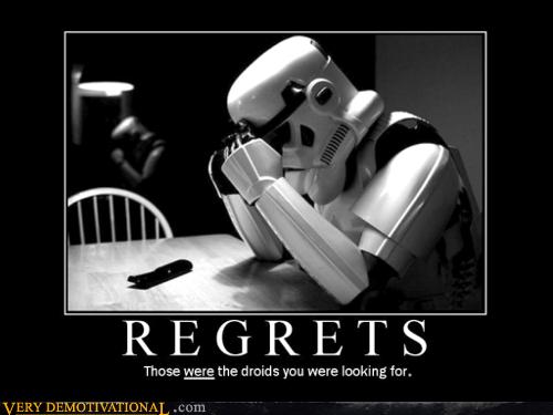 Regrets via VeryDemotivational.com