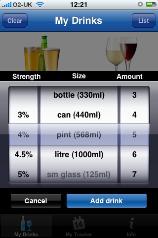 NHS Alcohol Tracker