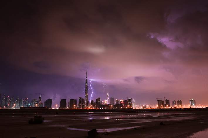 Burj Khalifa Lightning 5