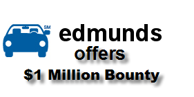 Edmunds offers $1 Million bounty