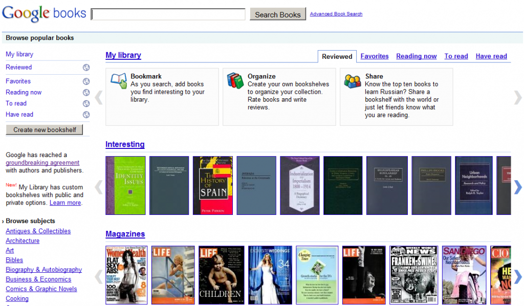Google Books Screenshot