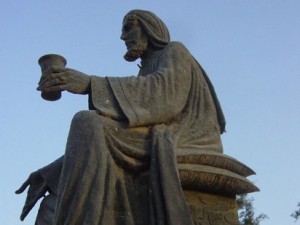 The Statue of the Medieval Libertine Arab Poet Abu Nuwas