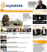 New and improved AlJazeera English Homepage