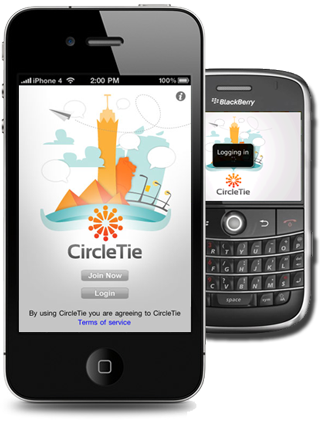 iPhone and BlackBerry support for CircleTie make it available for most tech savvy users