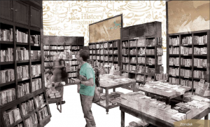 Bookstore shot from Diwan