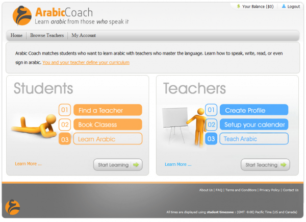 ArabicCoach Steps to Learn