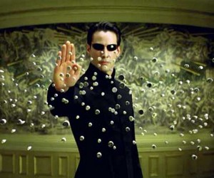 Neo Stopping Bullets