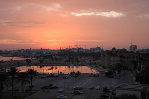 Sunrise in Tripoli Libya