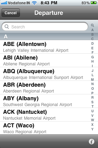 List of Airports