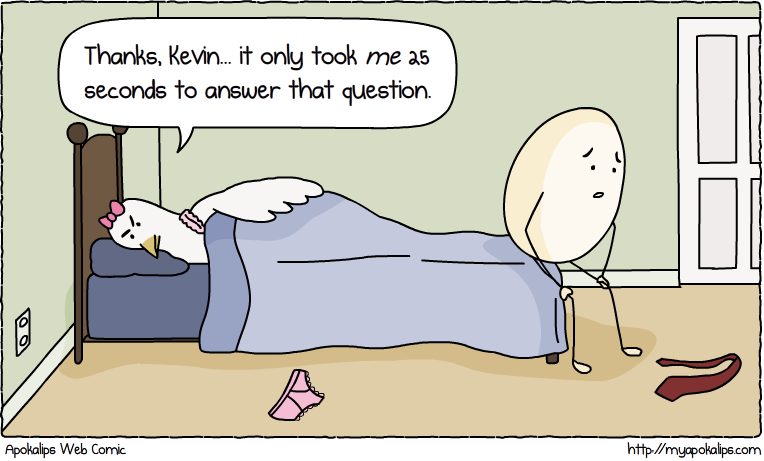 One of life’s great questions…finally answered.