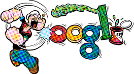 Popeye hits Google!